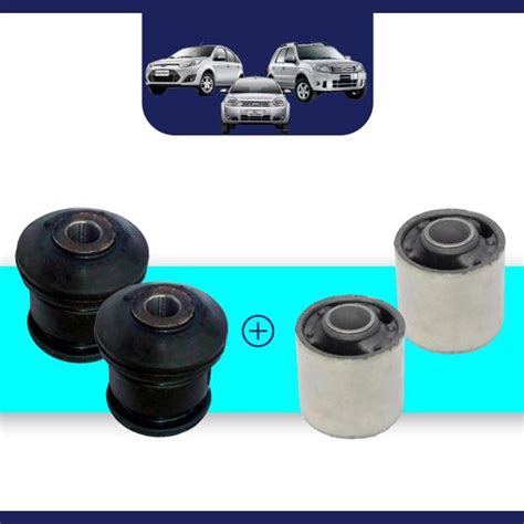 Kit Bucha Balança Bandeja Dianteira Ford Ka Fiesta Ecosport Mobensani