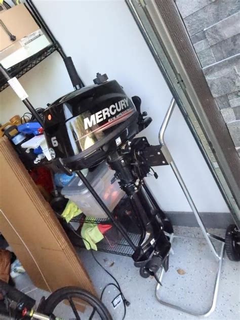 Mercury 6hp Four Stroke Outboard Motor Live And Online Auctions On