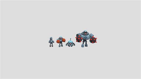 Robots Brawl Stars Pack Download Free 3d Model By