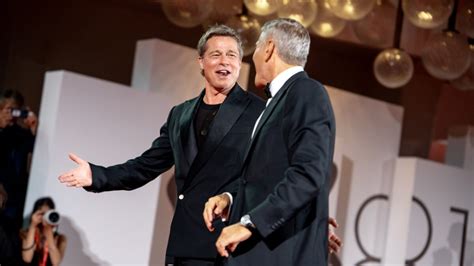 Venezia 2024 Brad Pitt E George Clooney Show Sul Red Carpet I Look