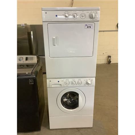 GE STACKING WASHER DRYER SET