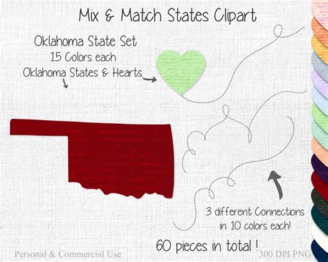 Oklahoma Outline Clip Art Library