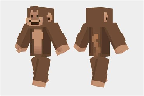 Monkey Minecraft Skin Download Minecraft Monkey Skin