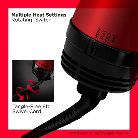 Revlon One Step Volumizer Original Hair Dryer And Hot Air Brush Red On Galleon Philippines