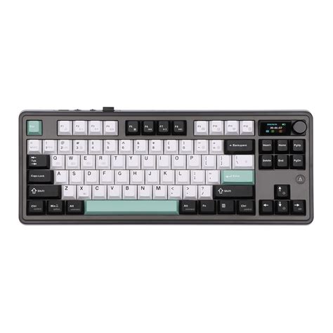 Buy Ajazz Ak Keys Ket Ed Wireless Gaming Keyboard With Hot Swap Screen Knob Bt