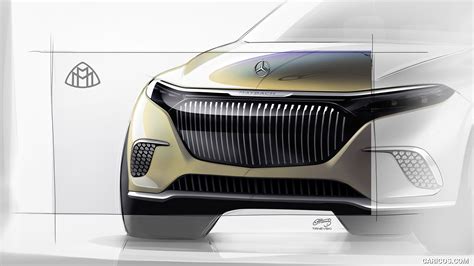 Mercedes Maybach Eqs Suv Design Sketch Caricos