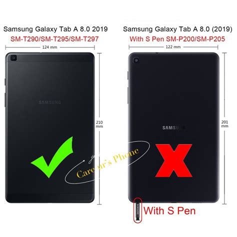 Samsung Tab S6 Lite ซัมซุง ฝาครอบกรณีป้องกัน Samsung Galaxy Tab A 8 0