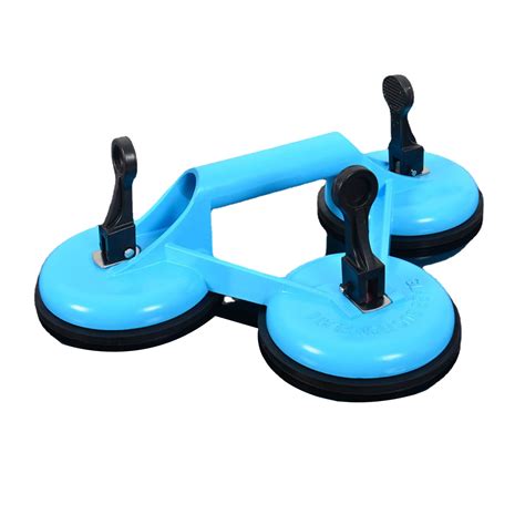 Glass Suction Cups Heavy Duty Aluminum Alloy Handheld Panel Lifter Glass Sucker With Thick Large