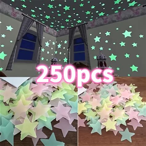 Pegatinas De Estrellas Luminosas Para Decoraci N De Pared Adhesivos