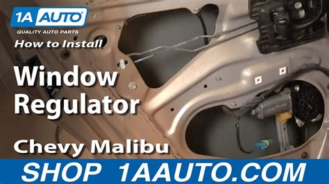 How To Install Replace Rear Window Regulator Chevy Malibu 97 03 1AAuto