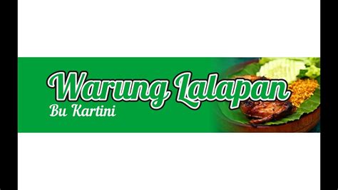 Desain Banner Keren Warung Lalapan Elegan Youtube