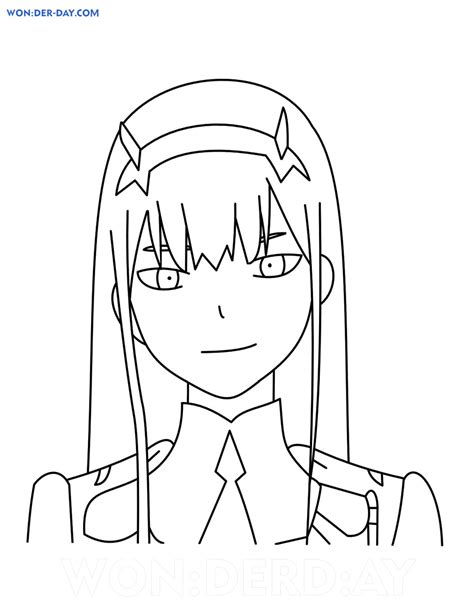 55 Desenhos Do Zero Two Para Imprimir E Colorirpintar Porn Sex Picture