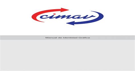 Manual De Identidad Grafica Integra Cimav Edu Mxintegra Cimav Edu Mx