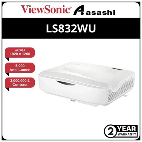 Viewsonic Ls Wu Ansi Lumens Wuxga Ultra Short Throw Projector