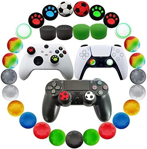 Amazon 24pcs Joystick Grip For Ps5 Ps4 Controller Silicone Thumb