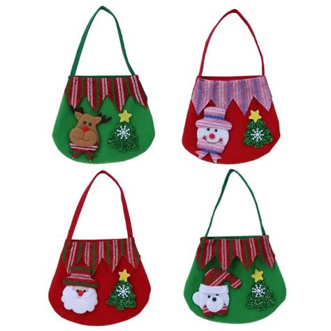 Christmas Candy T Bag Cute Storage Handbag Christmas Decoration For