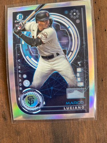 Bowman Chrome Marco Luciano Ai Insert Rc Bai San Francisco