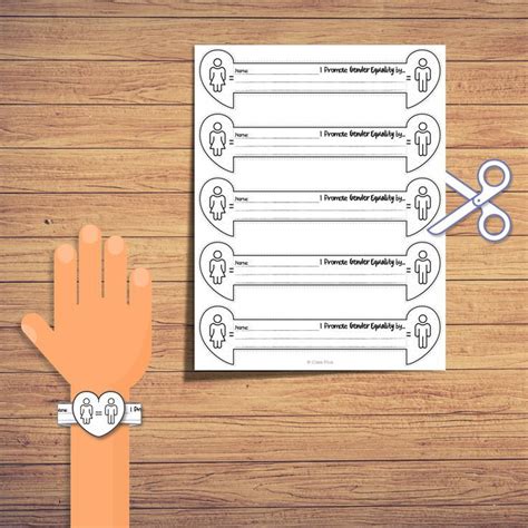 Gender Equality Bracelet Craft Activity For Social Emotional Learning