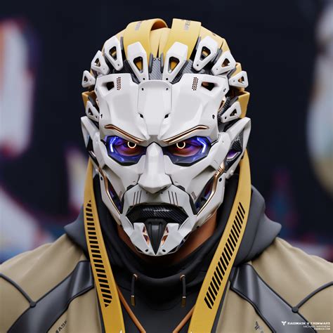 Raidmask Michael Weisheim Beresin Futuristic Helmet Armor Concept
