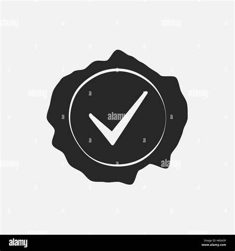 Stamp Check Mark Stock Vector Image And Art Alamy