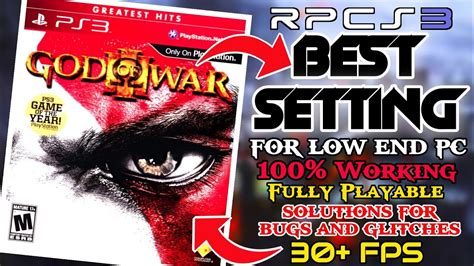 God Of War Rpcs Best Setting For Every Pc Fully Playable Fps