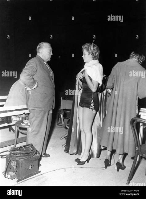 On The Set Edmund Goulding And Marilyn Monroe We Re Not Married