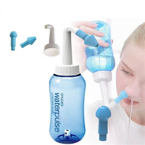 Goo Nose Wash System Sinus Allergies Relief Nasal Pressure Rinse Neti