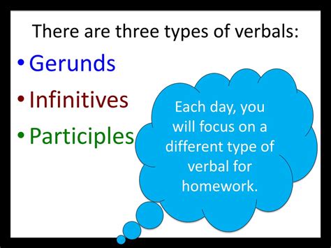 3 Types Of Verbals