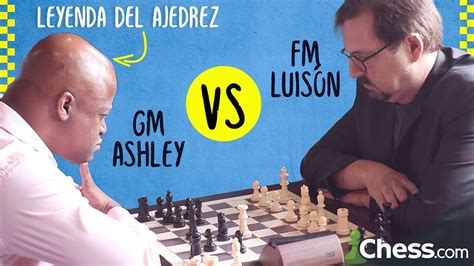 MF LUISÓN vs GM MAURICE ASHLEY Gano DAMA en 13 jugadas YouTube