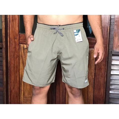 Kit Bermuda Shorts Elastano Masculino Bolso El Stico Cord O