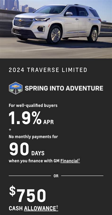 Chevrolet Traverse Incentive May 2024 GM Authority