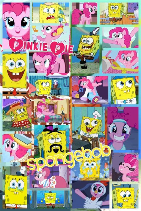 Spongebob And Pinkie Pie By Princessemerald7 On Deviantart Pinkie Pie Pinkie Spongebob