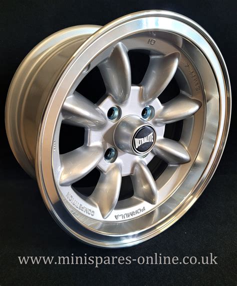 7x13 Silver Polished Rim Ultralite Alloy Wheel Rim Or Package For Classic Mini Huddersfield