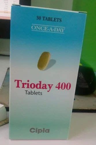 Trioday 400 Tablet Cipla Ltd 1 30 At Rs 1500 Bottle In Nagpur ID