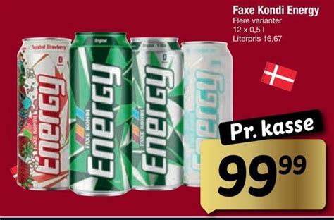 Faxe Kondi Energy Tilbud Hos Fakta Tyskland