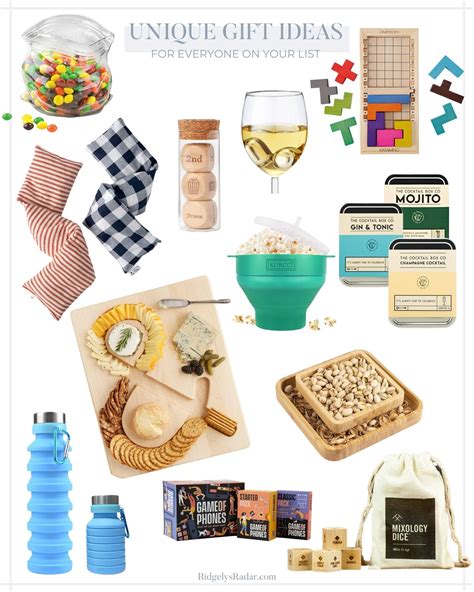 12 Unique Gift Ideas for Everyone on Your List - Ridgely's Radar