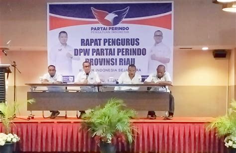 Gerak Cepat Dpw Partai Perindo Riau Gelar Rapat Konsolidasi Raih