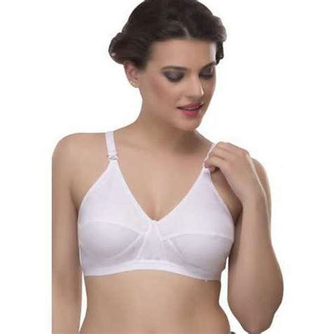 Plain White Hosiery Bra Size 30 38 At Rs 67 Piece In Ahmedabad Id