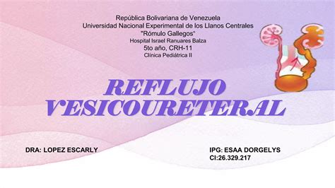 Reflujo Vesicoureteral Ppt Descarga Gratuita