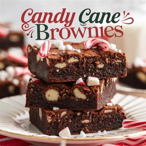 Candy Cane Brownies A Festive Chocolate Treat