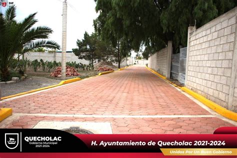 Entregan Adoquinamiento En Palmarito Tochapan Municipio Quecholac