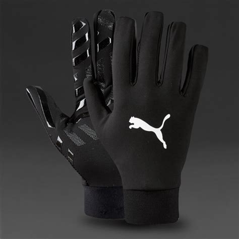 Puma Field Player Gloves Mens Clothing Black Prodirect Soccer