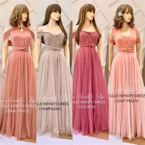 Infinity Dress Old Rose Bridesmaid Maxi Dress Womens Fashion Dresses And Sets Evening