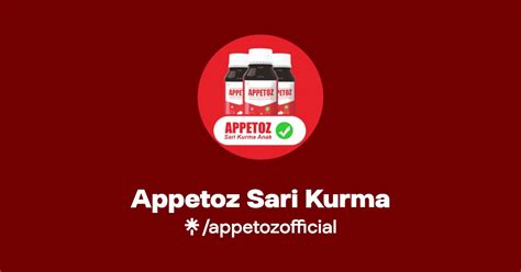 Appetoz Sari Kurma Instagram Tiktok Linktree