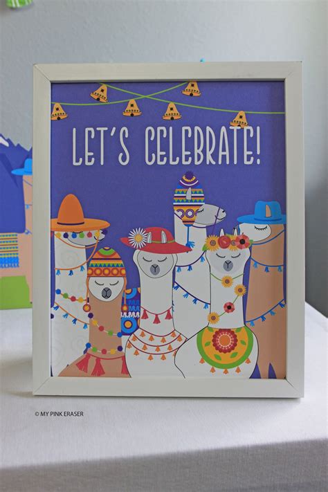 Llama Theme Alpaca Theme Party Pack Etsy