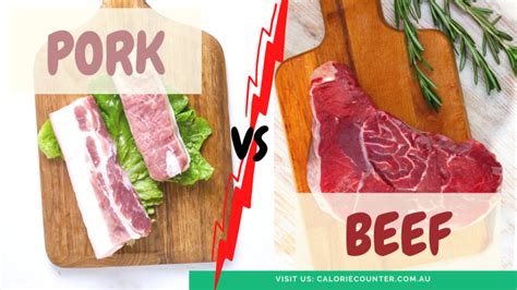 Pork VS Beef (Protein, Iron, Micronutrients) · calcount