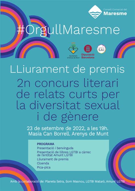 Lliurament De Premis Del 2n Concurs Literari De Relats Curts Per La