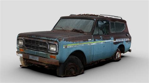 International Harvester Scout Ii Raw Scan Buy Royalty Free 3d Model