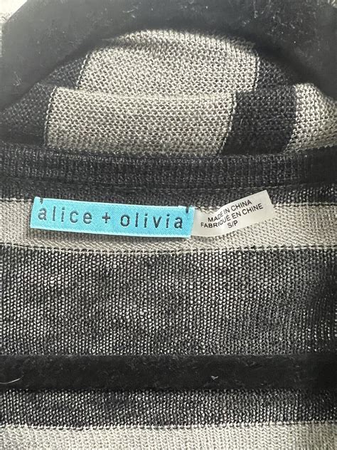 Alice + Olivia Black Linen Knit Waterfall Wrap Cardig… - Gem