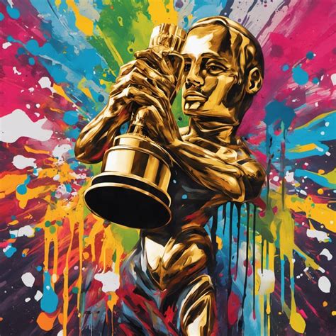 Holding Up The Oscar Trophy Ai Generated Artwork Nightcafe Creator